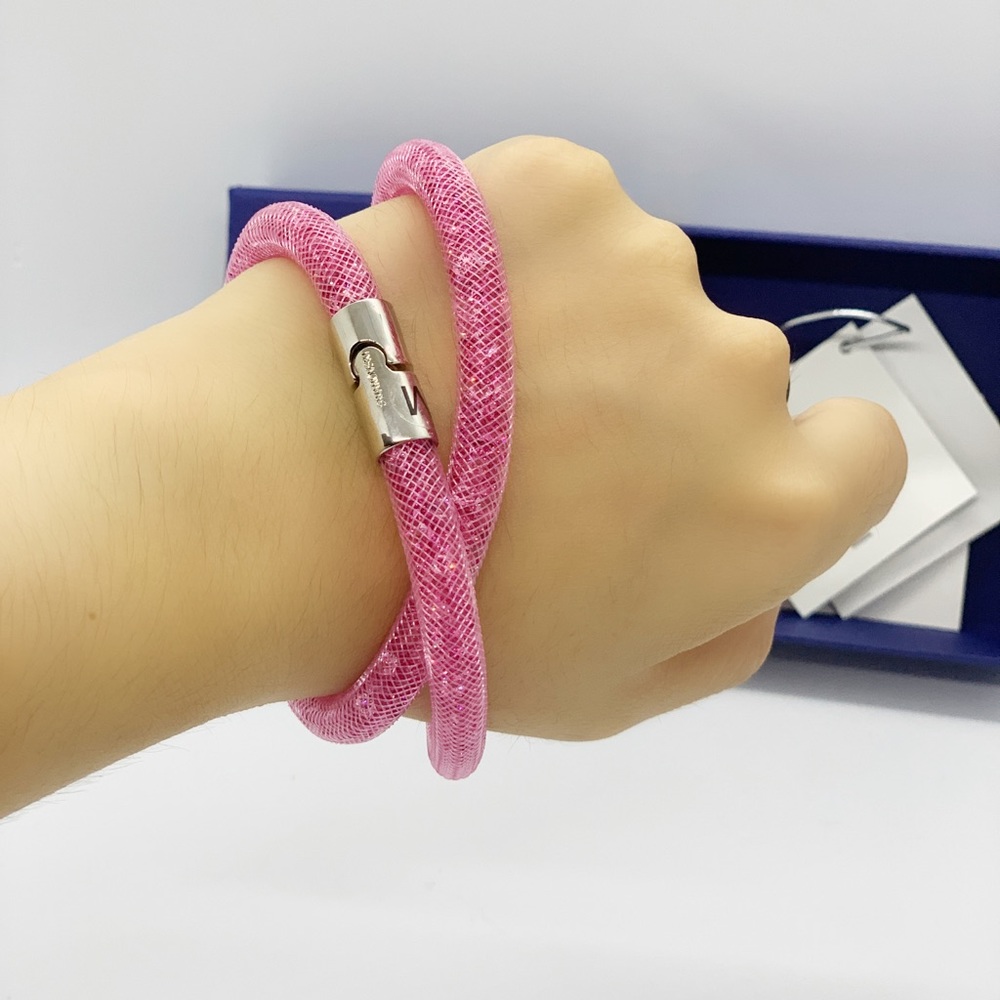 Swarovski Double Bracelet Rose NWT